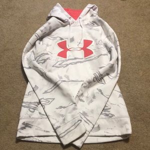 Womens white camo hoodie